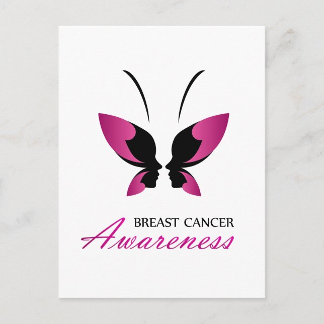 Breast cancer awareness support postcard (Front)