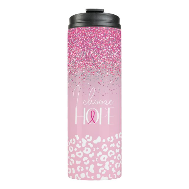 Breast Cancer Awareness/Support Thermal Tumbler (Front)