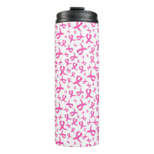 BREAST CANCER AWARENESS & SUPPORT THERMAL TUMBLER