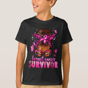 Breast Cancer Awareness Survivor Black Women Melan T-Shirt