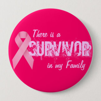 Breast Cancer Awareness - Survivor  Button