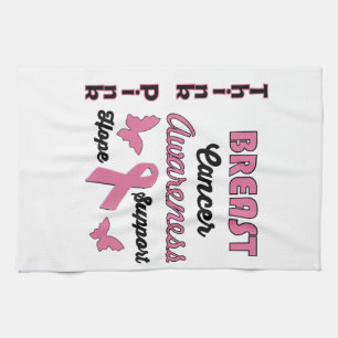 Breast Cancer Awareness Tea Towel