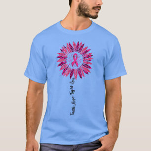 Breast Cancer Awareness Tee , Faith Hope Love Sunf