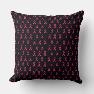 Breast Cancer Awareness Throw Pillow