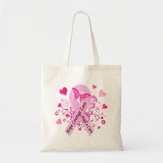 breast cancer tote
