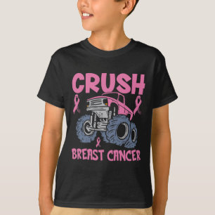 Breast Cancer Awareness Truck Pink Women Men Boys T-Shirt