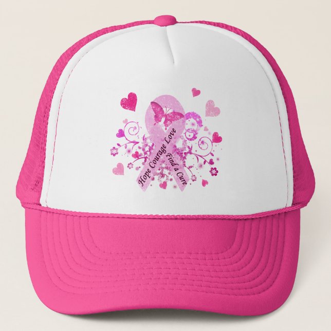 Breast Cancer Awareness Trucker Hat (Front)