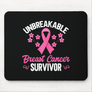 Breast cancer Awareness Unbreakable Breast Cancer  Mouse Mat