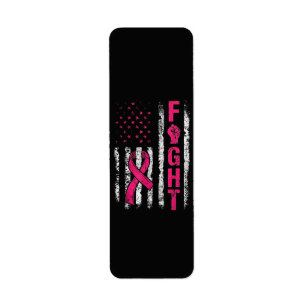 Breast Cancer Awareness USA Flag