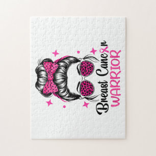 Breast Cancer Awareness Warrior Jigsaw Puzzle