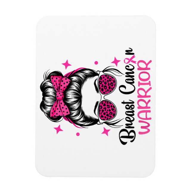 Breast Cancer Awareness Warrior  Magnet (Vertical)