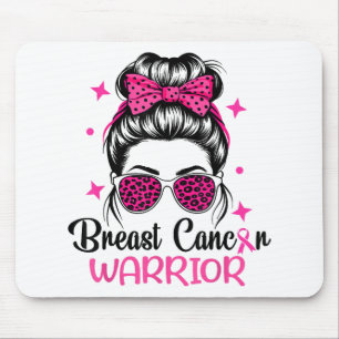 Breast Cancer Awareness Warrior Mouse Mat