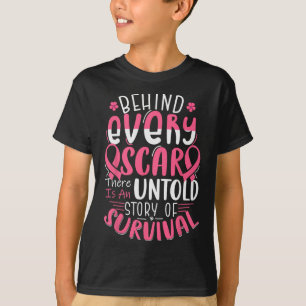 Breast Cancer Awareness Warrior Pink Ribbon Breast T-Shirt