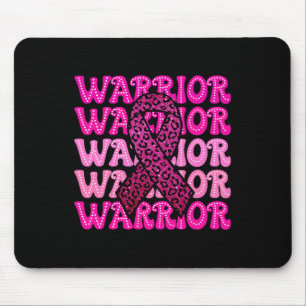 Breast Cancer Awareness Warrior Pink Ribbon Pink O Mouse Mat