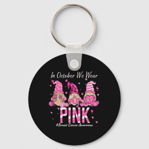 Breast Cancer Awareness Warrior Support Squad Key Ring