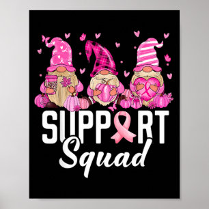 Breast Cancer Awareness Warrior Support Squad Poster