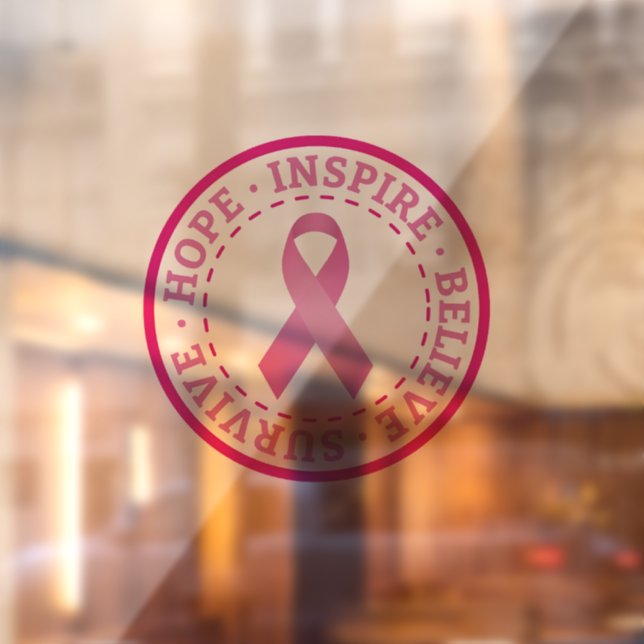 Breast Cancer Awareness Window Cling (Sheet 2)
