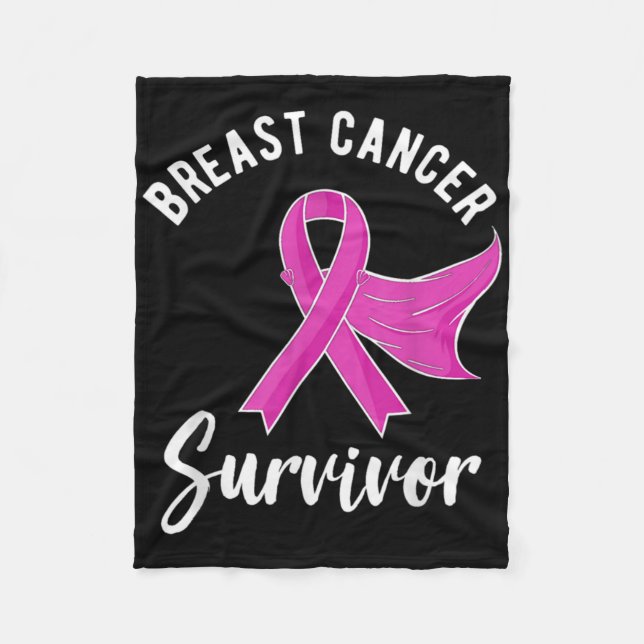 Breast Cancer Awareness Women Survivor Nk  Fleece Blanket (Front)