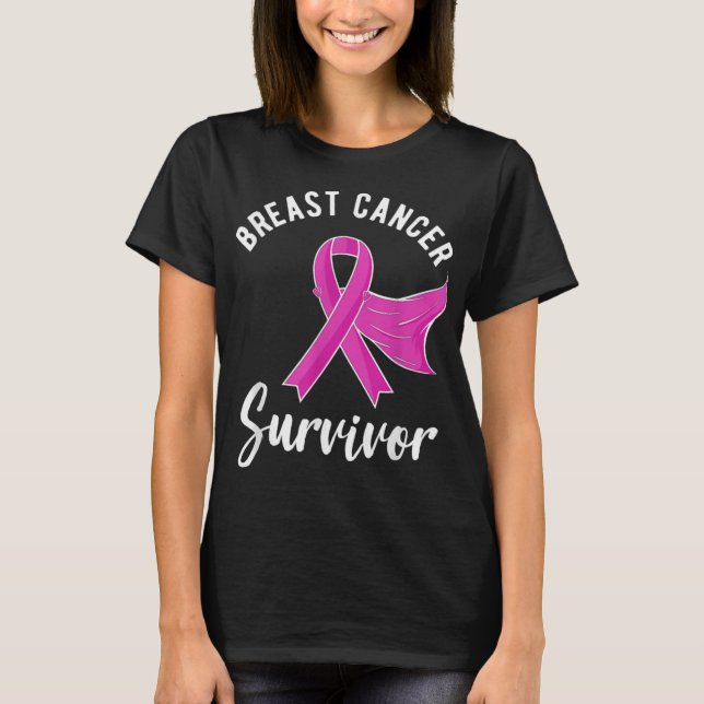 Breast Cancer Awareness Women Survivor Nk  T-Shirt (Front)