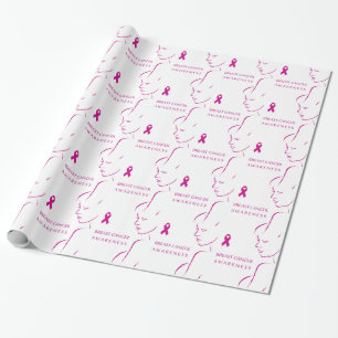 Breast cancer awareness wrapping paper