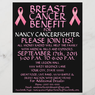 Breast Cancer Benefit Flyer