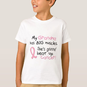 Breast Cancer BIG MUSCLES 1.2 Grandma T-Shirt