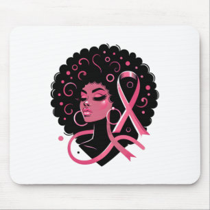 Breast Cancer Black African American Women Support Mouse Mat