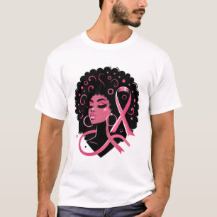 Breast Cancer Black African American Women Support T-Shirt