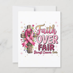 Breast Cancer Bow 2025 t-shirt   Breast Cancer Awa Postcard