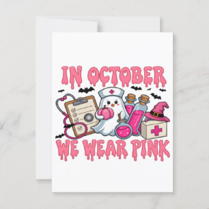 Breast Cancer Bow 2025 t-shirt   Breast Cancer Awa Postcard
