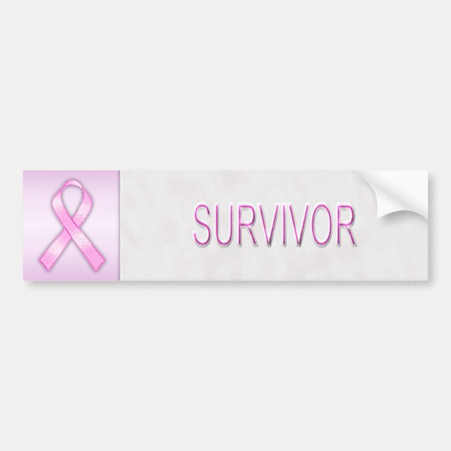 Breast Cancer bumper sticker (Front)