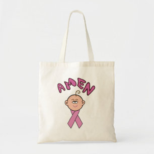 Breast Cancer Chemo Lady Tote Bag