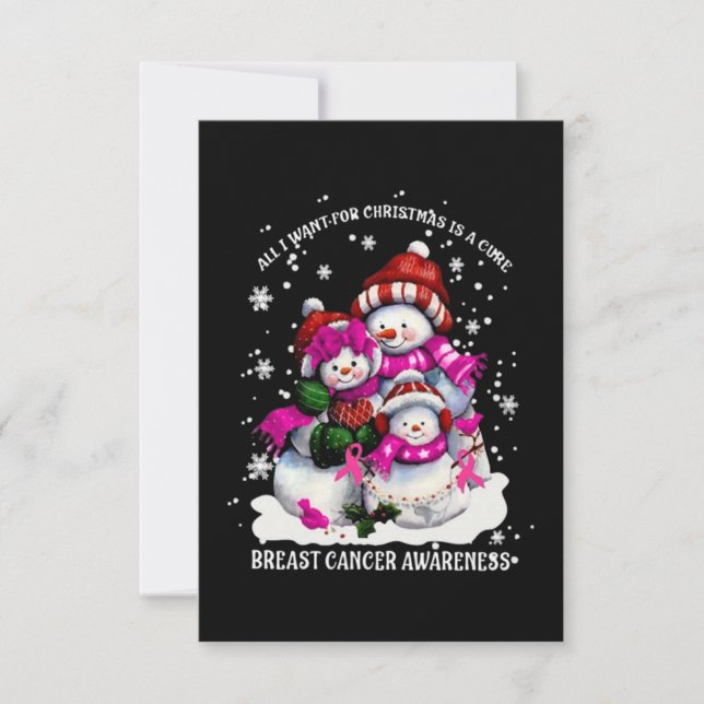 Breast Cancer Christmas Card (Front)