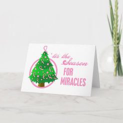 Breast cancer merry christmas cards, invitations, photocards & more Breast Cancer Christmas Cards | Zazzle UK