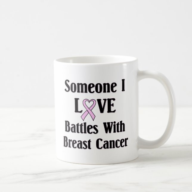 Breast Cancer Coffee Mug (Right)