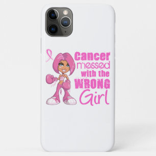 Breast Cancer Combat Girl 1 iPhone 11 Pro Max Case
