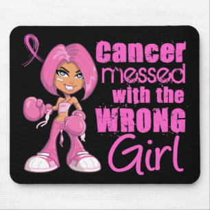 Breast Cancer Combat Girl 1 Mouse Mat