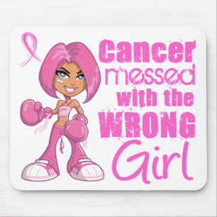 Breast Cancer Combat Girl 1 Mouse Mat