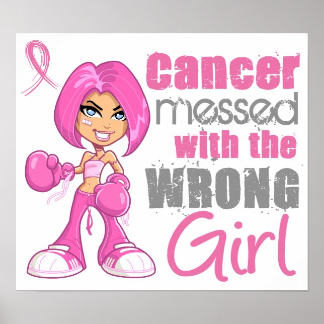 Breast Cancer Combat Girl 1 Poster (Front)