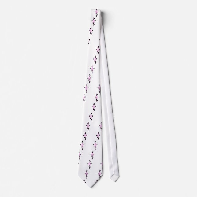 Breast Cancer Cross Tie (Front)