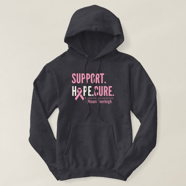 breast cancer Custom Pullover Hoodie (Design Front)