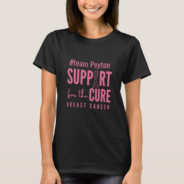 breast cancer custom #team name Women's T-Shirt (Front)