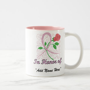 Breast Cancer Customisable In Honour Of Mug