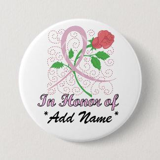 Breast  Cancer Customisable Large Round Button