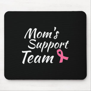 Breast Cancer Design Moms Support Team Awareness M Mouse Mat