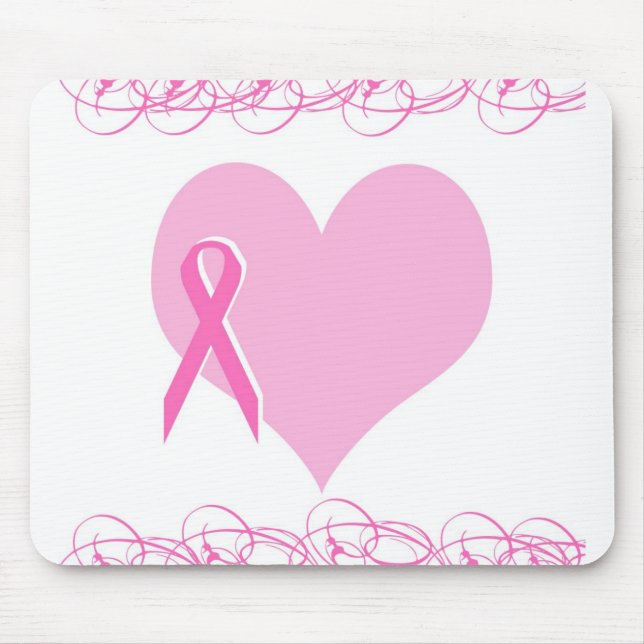 Breast cancer design mouse mat (Front)