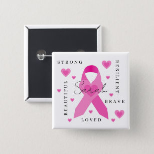 Breast Cancer Empowerment Button