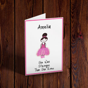 Breast Cancer Encouragement  Card