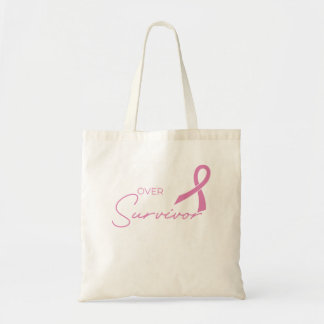 Breast Cancer Fight Cancer Ribbon Long Tote Bag