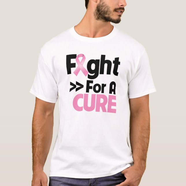 Breast Cancer Fight For a Cure T-Shirt (Front)